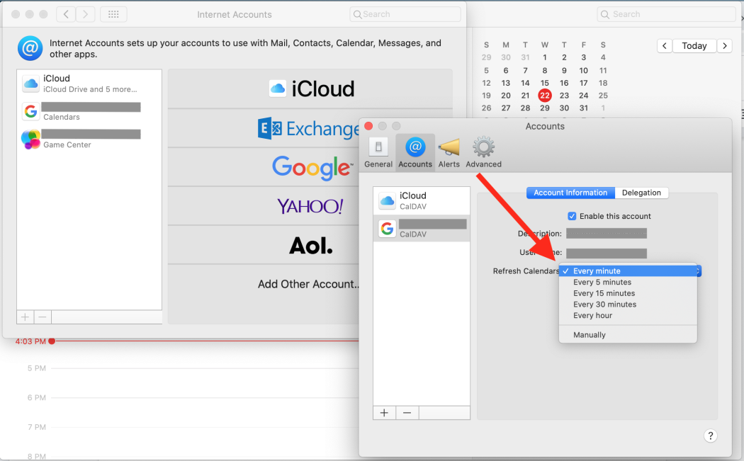 free calendar program with custom repeat settings for mac